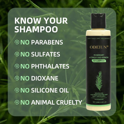 🔥LAST DAY 50% OFF -🌱 Organic Rosemary Hair Growth Shampoo