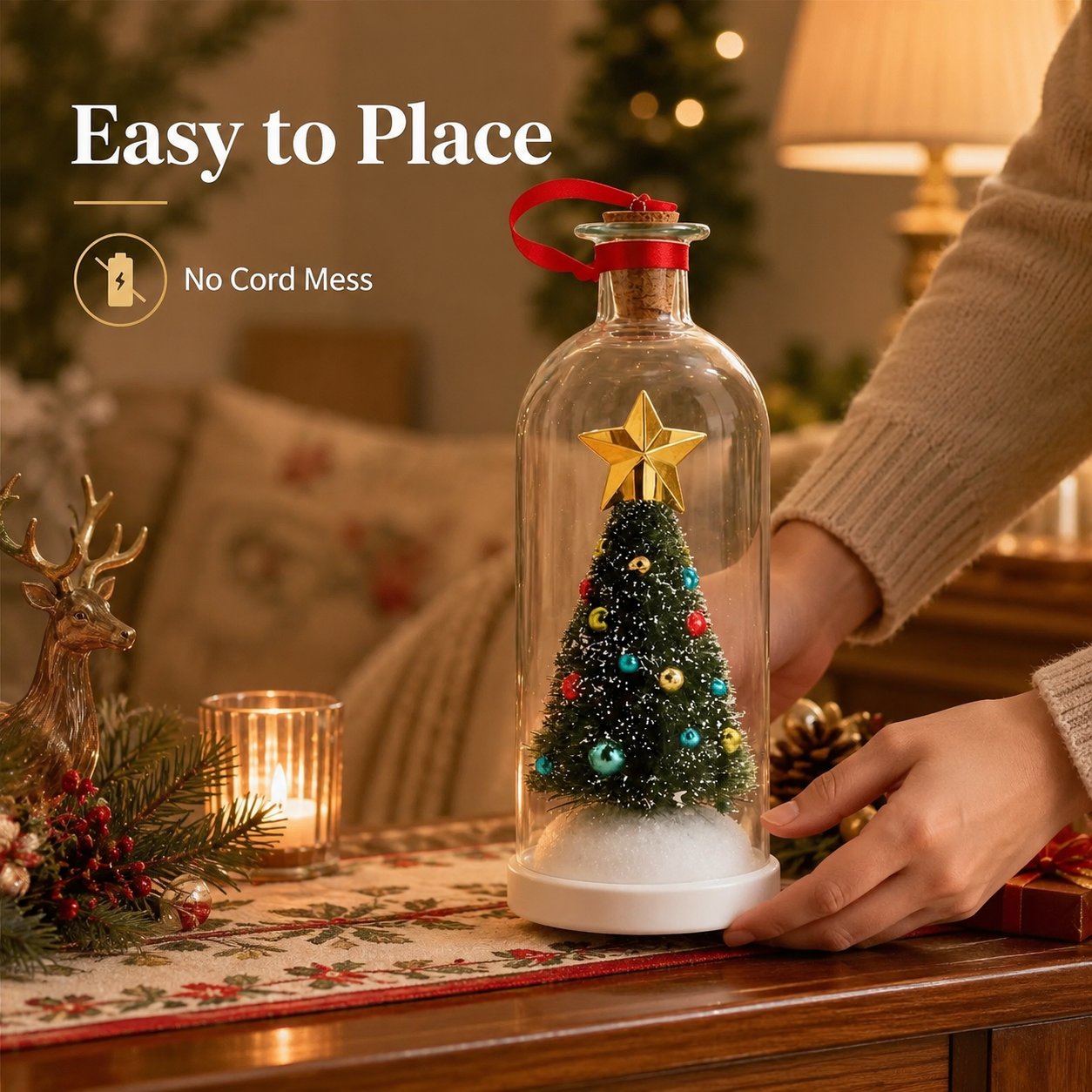 🎁Last Day 50% OFF🔥Christmas Tree Message In A Bottle