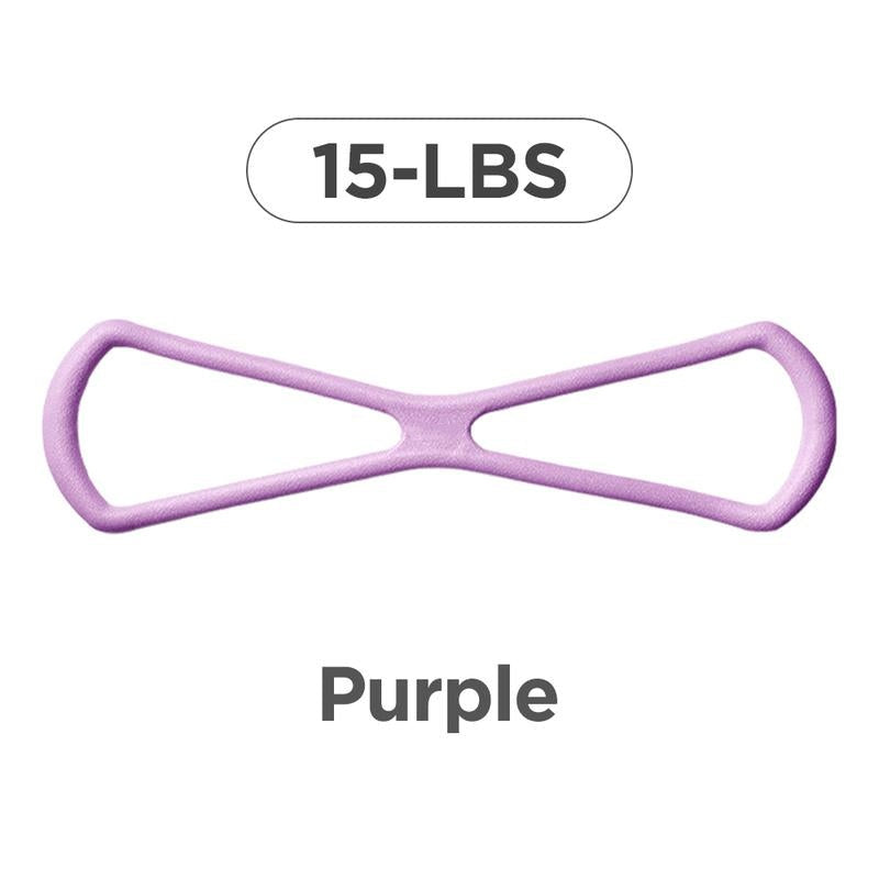 🔥20%OFF TODAY ONLY!Figure 8 Resistance Bands for Women – 8-Shaped TPE, Latex-Free