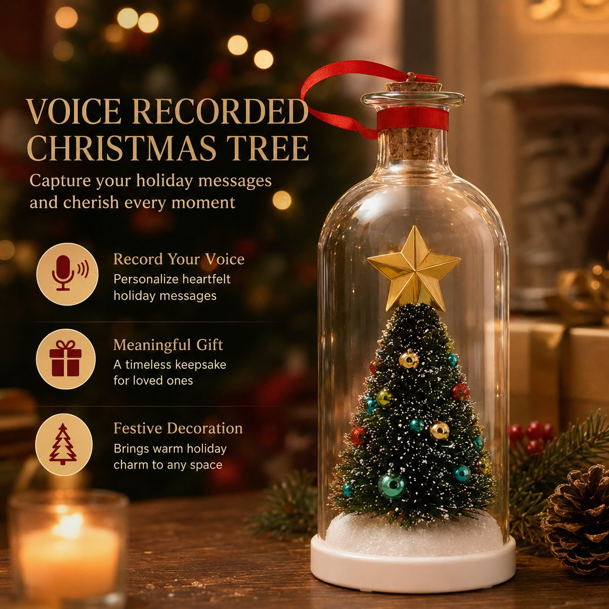 🎁Last Day 50% OFF🔥Christmas Tree Message In A Bottle